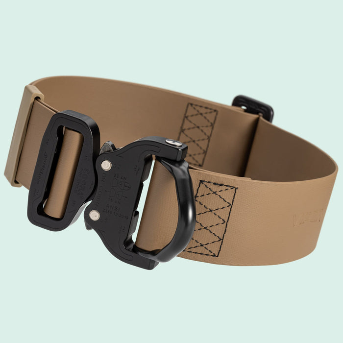 Viper BioThane Tactical Dog Collar with Cobra Buckle, 1.75" Wide