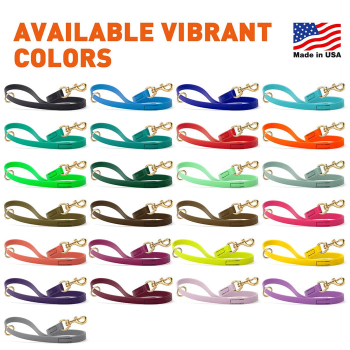 Viper Biothane Traffic Lead - Brass Hardware