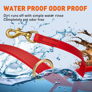 Viper Biothane Traffic Lead - Brass Hardware