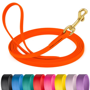 Viper Biothane Long Line 15 ft Lead with Brass Hardware