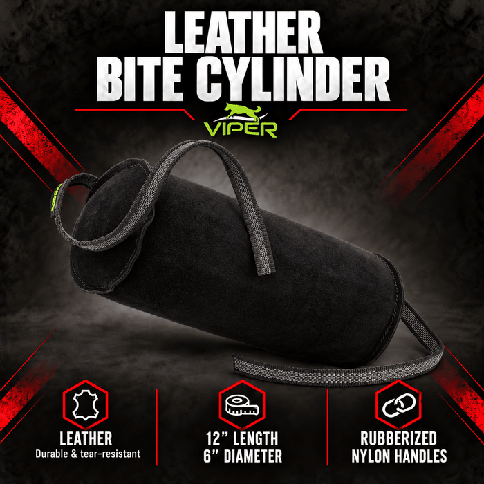 Viper Leather Cylinder Bite Roll