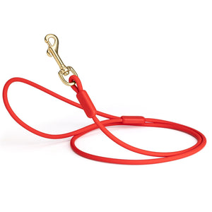 Viper Round Biothane Dog Lead with Brass Hardware