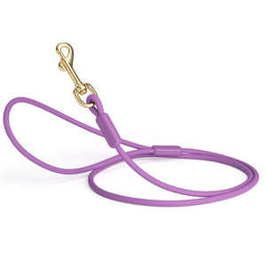 Viper Round Biothane Dog Lead with Brass Hardware