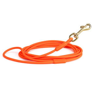 Viper Round Biothane Dog Lead with Brass Hardware