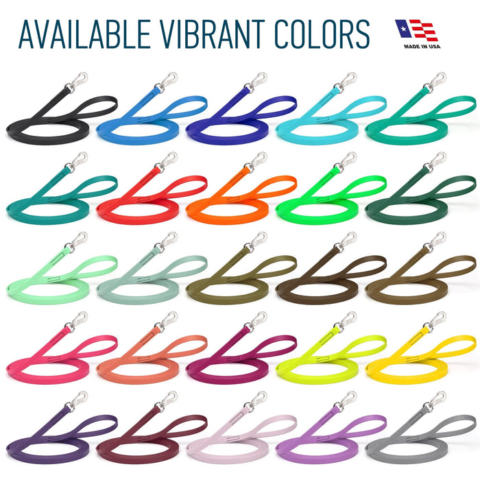 Viper Long Line 10 ft Biothane Dog Lead with SPRENGER Stainless Steel Hook