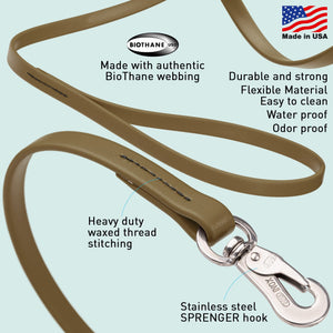 Viper Long Line 20 ft Biothane Dog Lead with SPRENGER Stainless Steel Hook