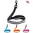 Dogline Reflective Biothane Dog Leash with Black Hardware