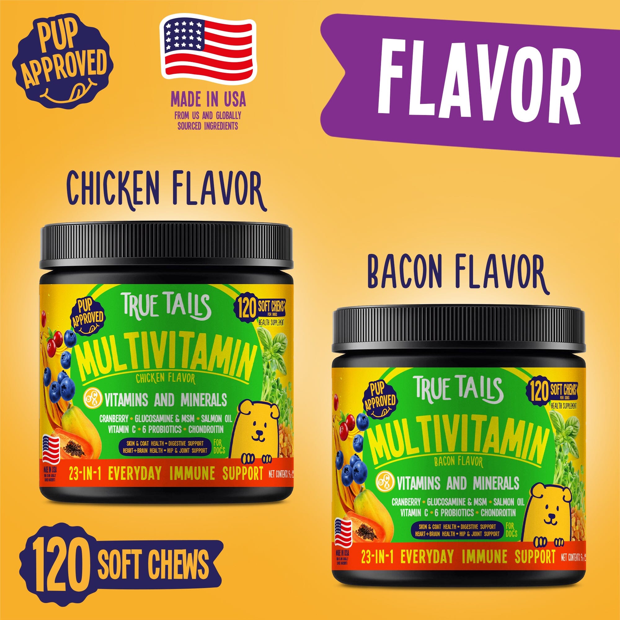 Multivitamin Chews For Dogs 9oz Jar (120 Count)