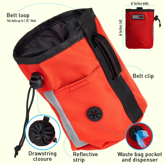 Beta Treat Pouch with Built-In Waste Bag Dispenser
