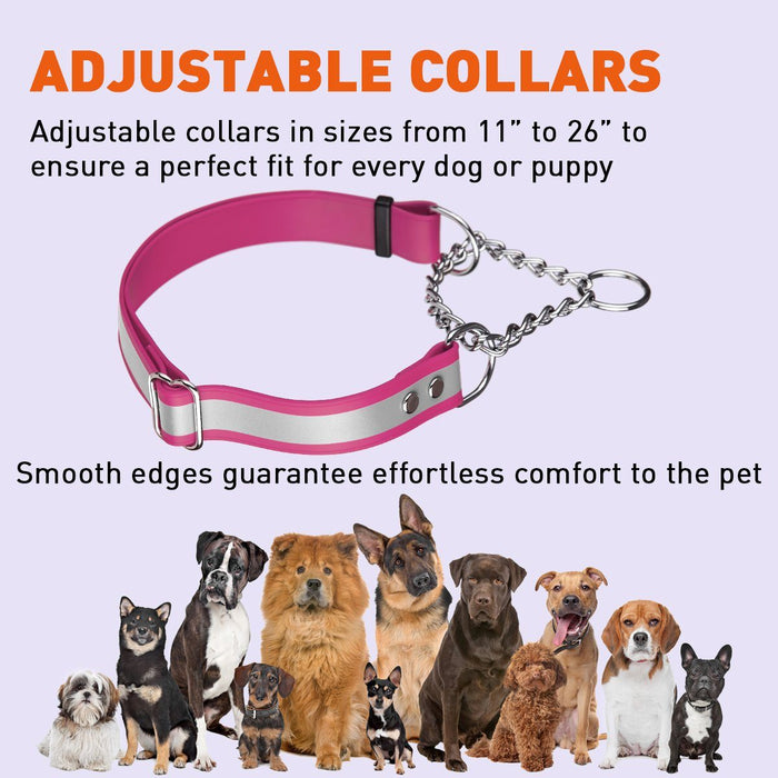 Reflective Biothane Martingale Collar