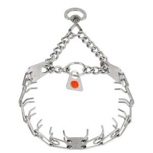 Herm Sprenger - MICRO-PLUS Training Collar with Center-Plate and Assembly Chain – Stainless steel