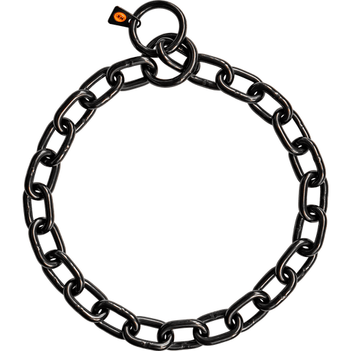 Herm Sprenger - Extra Strong Collar - Medium Links - Black Stainless Steel, 5mm