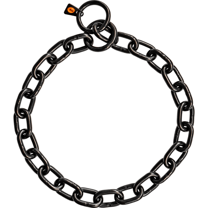 Herm Sprenger - Extra Strong Collar - Medium Links - Black Stainless Steel, 5mm