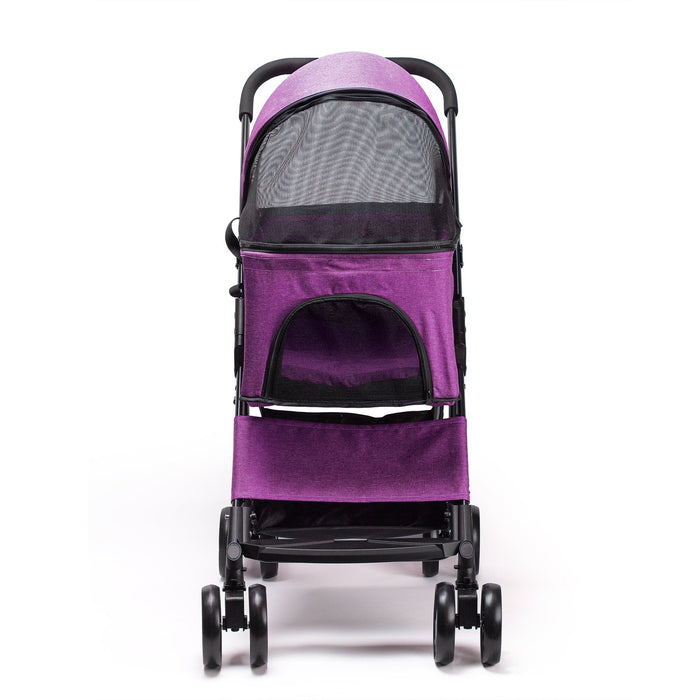 Executive Pet Stroller with a Removable Cradle