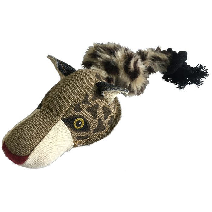 22" Safari Leopard Animal Toy with Embedded Ball & Rope