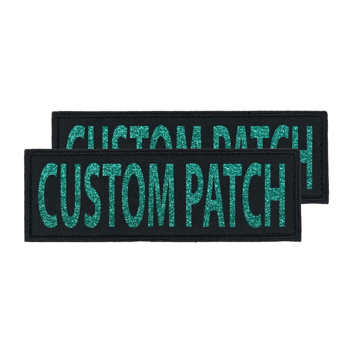 Service Dog Patches Velcro Embroidered Fastener Hook & Loop Patch for Harness Vest, 7 / 1 Pair