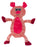 12" Pig Crinkle Flat Dog Toy