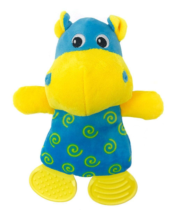 10" Hippo Soft Dog Toy