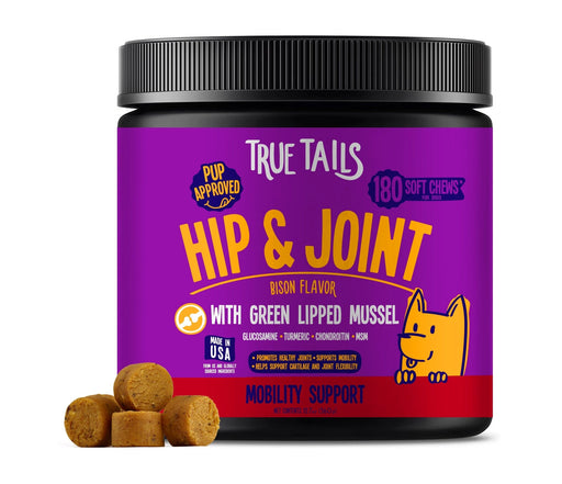 Hip & Joint Support With Green-Lipped Mussel and Glucosamine 12.7oz Jar (180 count)