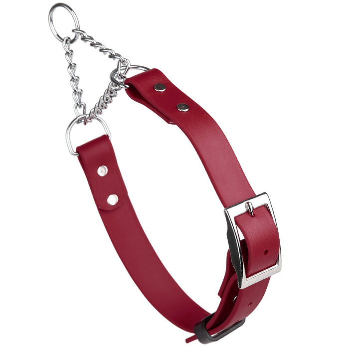 Metal Buckle Collar Red