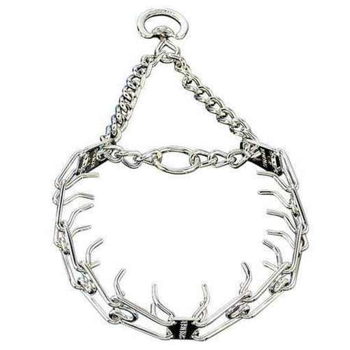 Herm Sprenger - ULTRA-PLUS Training Collar with Center-Plate and Assembly Chain - Comfort Version - Chrome