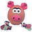 8" Safari Pig Animal Toy with Ropes