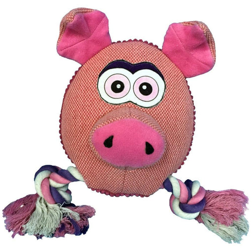 8" Safari Pig Animal Toy with Ropes