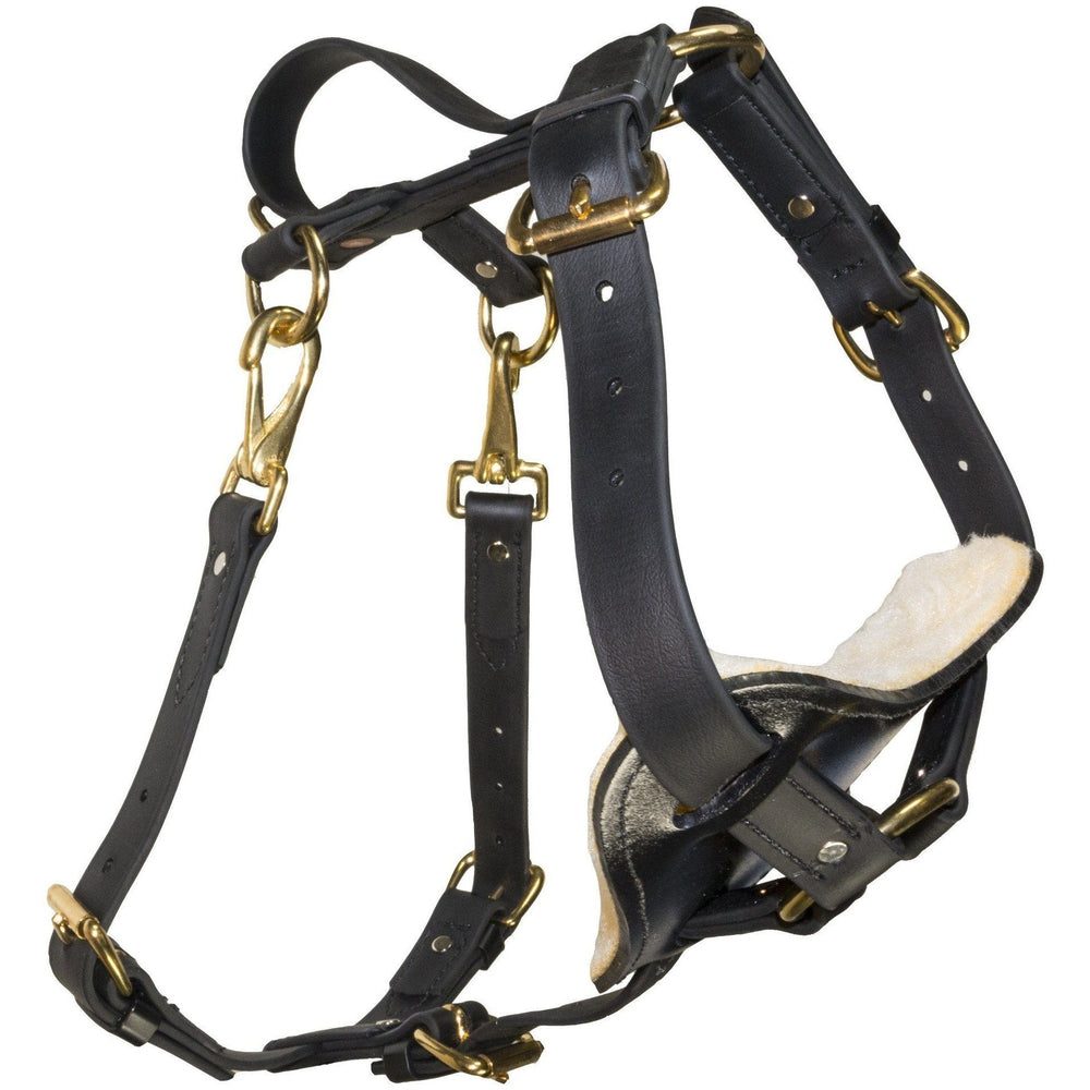 Viper Surge Biothane Working Dog Harness Brass Hardware Dogline
