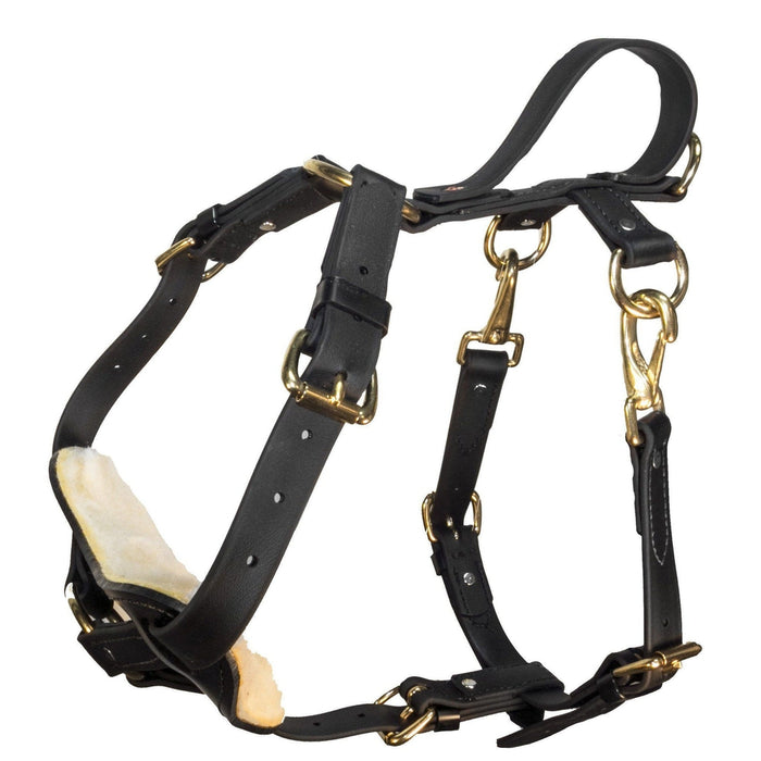 Viper Surge Biothane Working Dog Harness - Brass Hardware